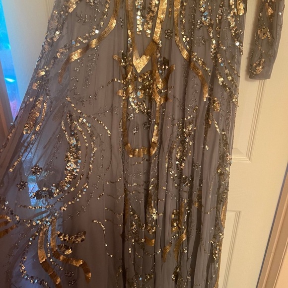 Mac Duggal Maxi Dress SİZE 8-10 - Picture 9 of 9